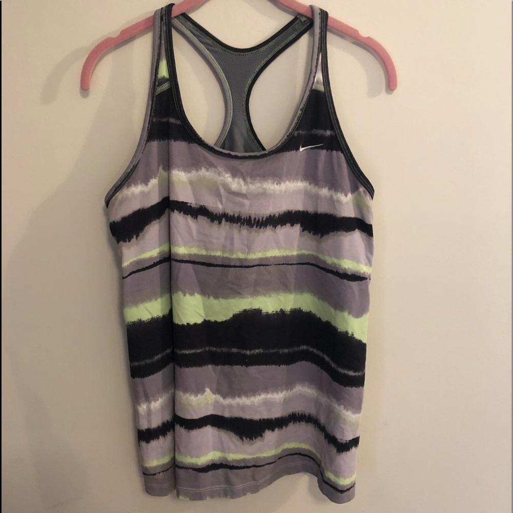NIKE racerback tank with sports bra